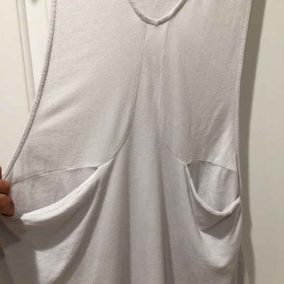 LF Stores Emma & Sam Pale Grey Light Blue Tank - Picture 4 of 6